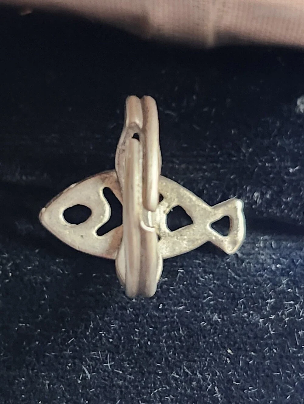 Silver Fish Cutout Ring - Silver Nautical Design